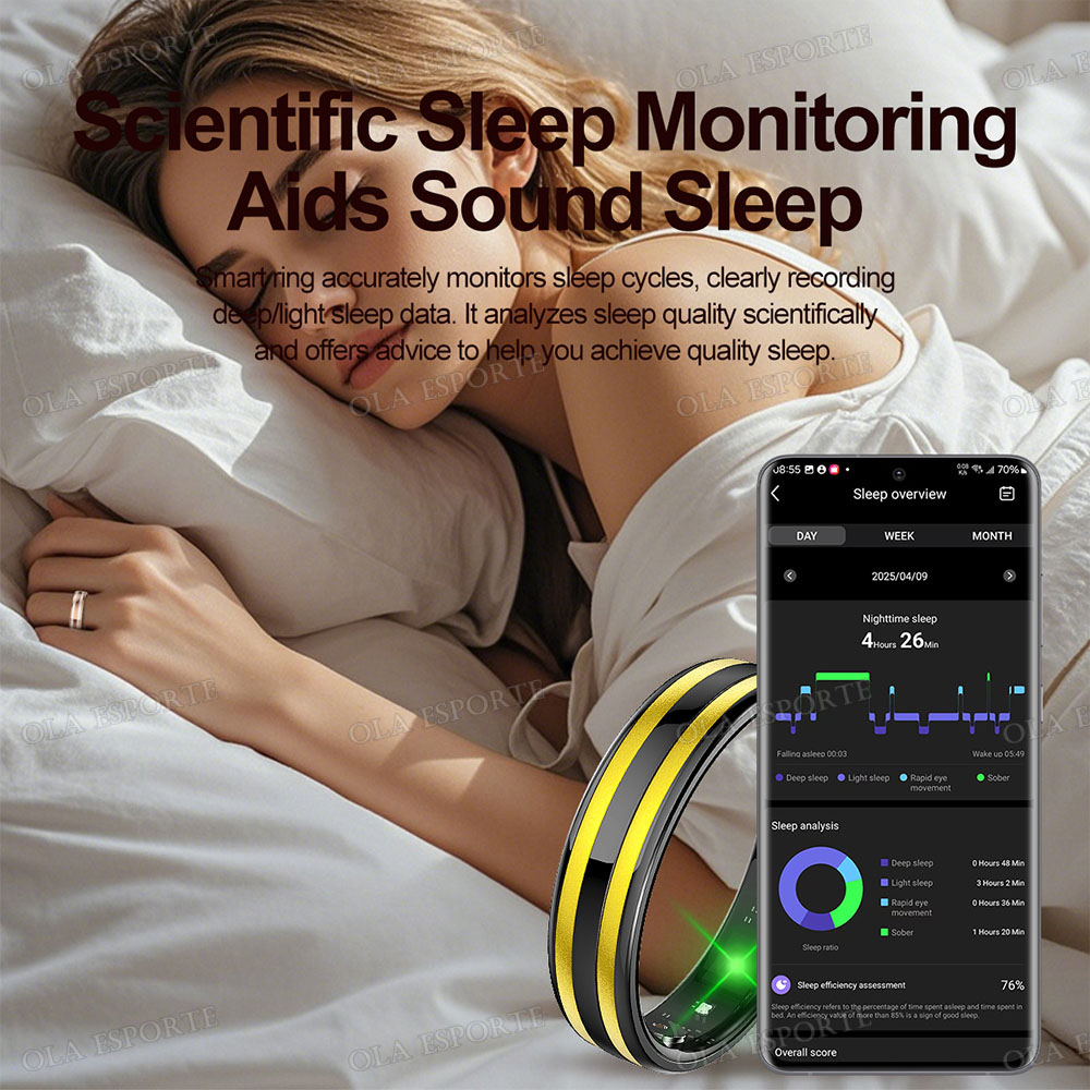 새로운 스마트 링: 심박수, 스트레스, 체온 측정, 건 - Health Monitors 리뷰 및 가격